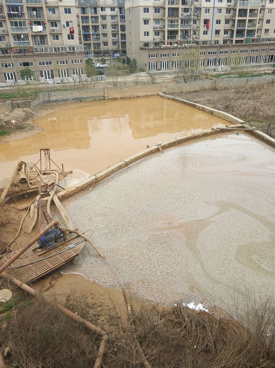 金台沉淀池淤泥清理-厂区废水池淤泥清淤